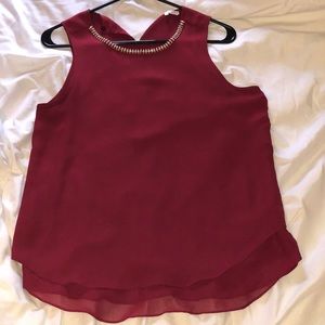 Burgundy Blouse